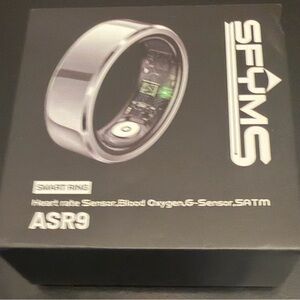 ASR9 Silver Smart Ring